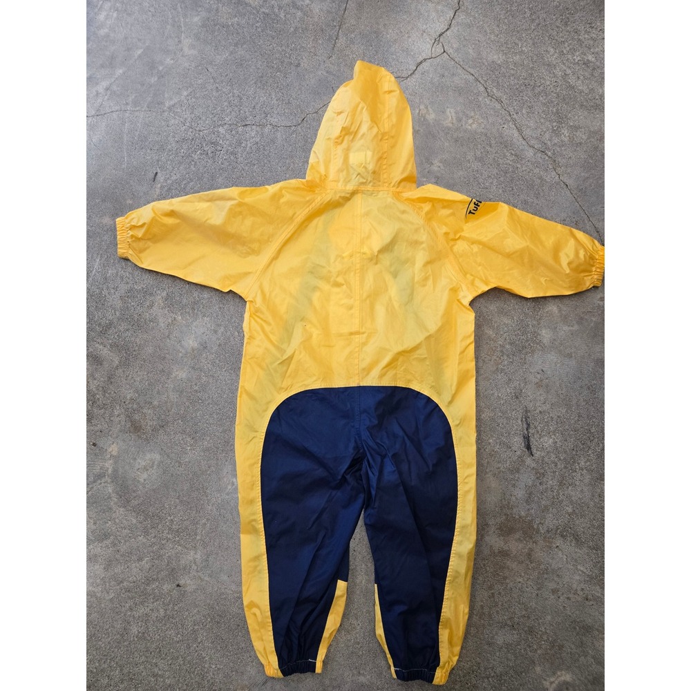 Tuffo Muddy Buddy Yellow Waterproof Hooded Rain Suit 4T - Picture 5 of 7